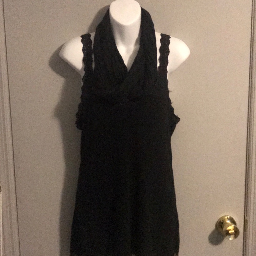 Black Infinity Scarf